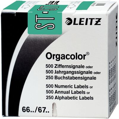 Leitz Modèle 66371000 - Étiquette rectangle arrondi turquoise - Publicité Leitz Modèle 66371000 - Étiquette rectangle arrondi turquoise - Publicité