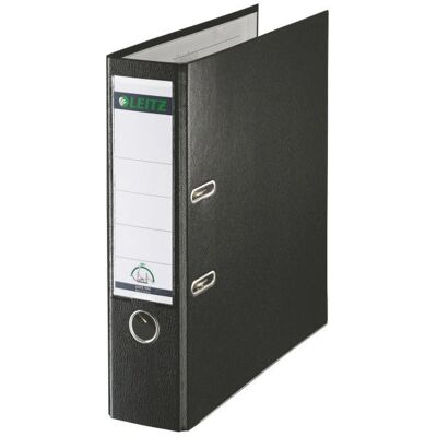Leitz 180° Plastic Lever Arch File - Black ring binder A4 Leitz 180° Plastic Lever Arch File - Black ring binder A4