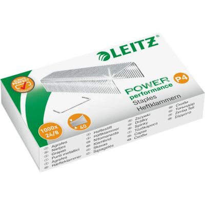 Leitz Power Performance P4 24/8 Agrafes - Agrafes - Publicité Leitz Power Performance P4 24/8 Agrafes - Agrafes - Publicité