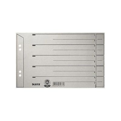 Leitz Modèle 16560085 Diviseurs en carton gris - Diviseurs Leitz Modèle 16560085 Diviseurs en carton gris - Diviseurs