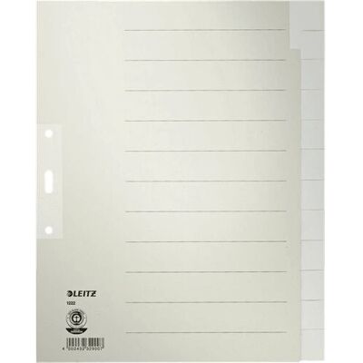 Leitz Trennpapier Grau - A4, 12 Blatt Leitz Trennpapier Grau - A4, 12 Blatt