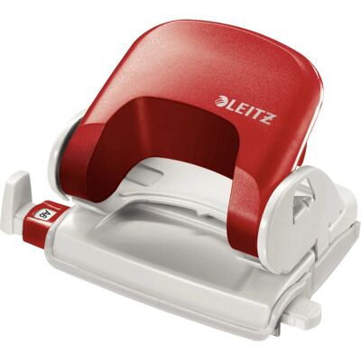 Perforadora Leitz Modelo 50386025 Rojo - Oficina Perforadora Leitz Modelo 50386025 Rojo - Oficina