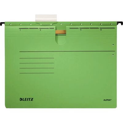 Cartella sospesa Leitz Alpha A4 Cartone Verde - cartella Cartella sospesa Leitz Alpha A4 Cartone Verde - cartella