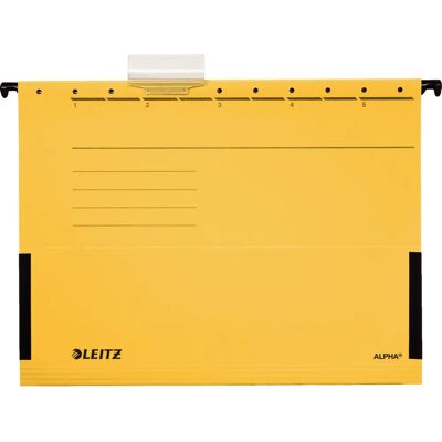 Leitz Alpha Amarela A4 Pasta Suspensa - Organizador de arquivos Leitz Alpha Amarela A4 Pasta Suspensa - Organizador de arquivos