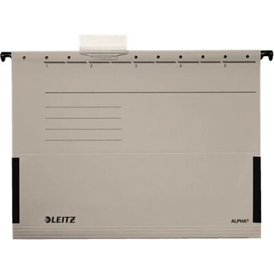 Carpeta Colgante Alpha de Leitz Gris - Organización de Oficina Carpeta Colgante Alpha de Leitz Gris - Organización de Oficina