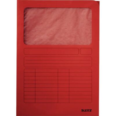Leitz Modell 39500025 - Ordner mit Fenster - A4 - Rot Leitz Modell 39500025 - Ordner mit Fenster - A4 - Rot