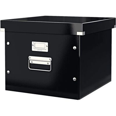 Scatola per archivio sospeso Leitz A4 nera - Contenitore Scatola per archivio sospeso Leitz A4 nera - Contenitore