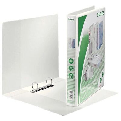 Leitz Classeur de Présentation A4 Blanc - Annulaire D - Publicité Leitz Classeur de Présentation A4 Blanc - Annulaire D - Publicité