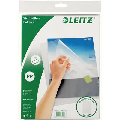 Leitz 40006003 Ordnerhülle - A4, Farblos Leitz 40006003 Ordnerhülle - A4, Farblos
