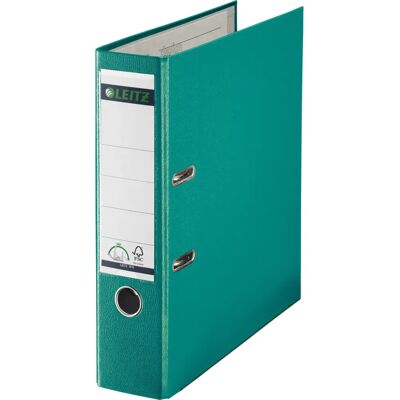 Leitz Classeur à levier Turquoise A4 - Résistant, 600 feuilles - Publicité Leitz Classeur à levier Turquoise A4 - Résistant, 600 feuilles - Publicité