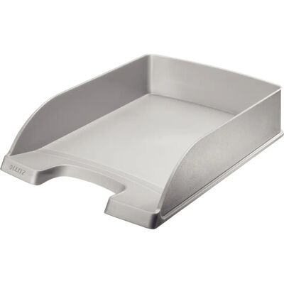 Leitz Silver Letter Tray Plus - Letter Tray Leitz Silver Letter Tray Plus - Letter Tray