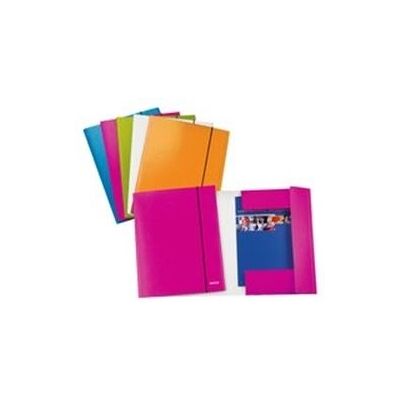 Leitz Pink 3-Flap Polycarbonate Folder - Folder Leitz Pink 3-Flap Polycarbonate Folder - Folder