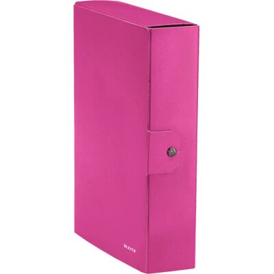 Leitz fuchsia metallmappe - 8cm rygg - 25x35cm - Mappe Leitz fuchsia metallmappe - 8cm rygg - 25x35cm - Mappe