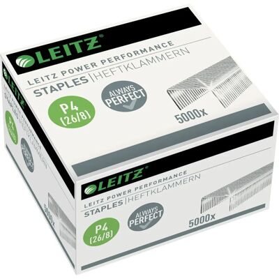 Leitz 55590000 grampos - P4 (26/8 mm) - Grampos de escritório Leitz 55590000 grampos - P4 (26/8 mm) - Grampos de escritório