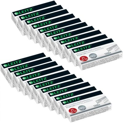 Leitz Nr.10 Stahlklammern - Pack von 1000 Leitz Nr.10 Stahlklammern - Pack von 1000