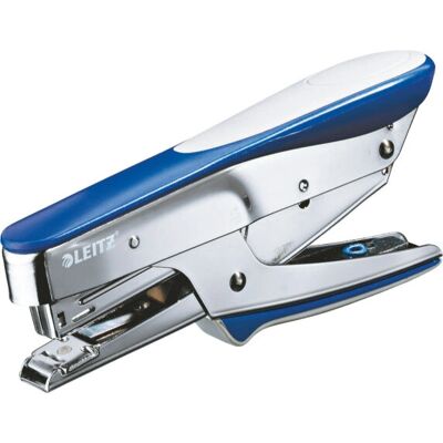 Leitz Blue Stapler - 15 Sheets - Ergonomic Metal Office Tool Leitz Blue Stapler - 15 Sheets - Ergonomic Metal Office Tool