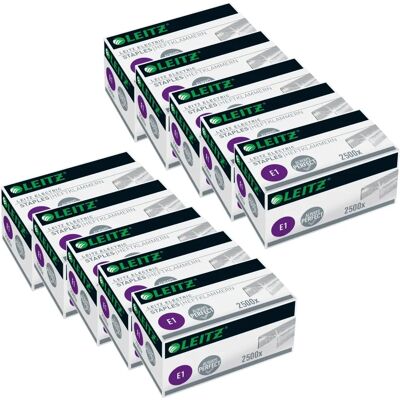 Leitz Grapas E1 Acero - Sujetadores - 10 piezas Leitz Grapas E1 Acero - Sujetadores - 10 piezas