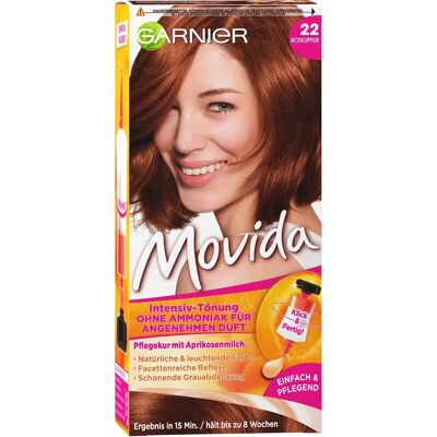Garnier Coloration Temporaire - 22 Cuivre Rouge - Publicité Garnier Coloration Temporaire - 22 Cuivre Rouge - Publicité