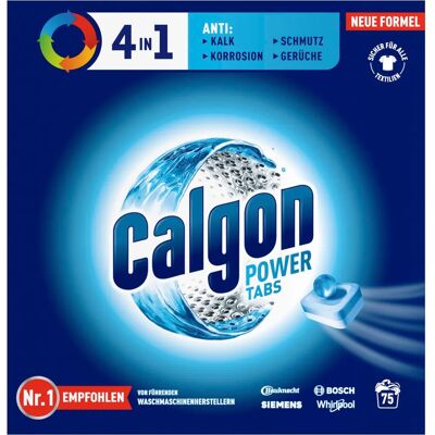 Calgon Power Tabs 4 in 1 - Mosógép tisztítós tabletta Calgon Power Tabs 4 in 1 - Mosógép tisztítós tabletta