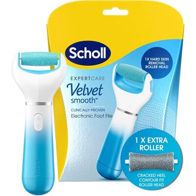 Scholl Velvet Smooth Elektrischer Fußschleifer mit Peeling-Ergänzung - Fußpflege Scholl Velvet Smooth Elektrischer Fußschleifer mit Peeling-Ergänzung - Fußpflege