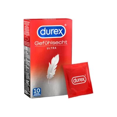 Durex Gefühlsecht Ultra Kondome - Schutz & Sensation Durex Gefühlsecht Ultra Kondome - Schutz & Sensation