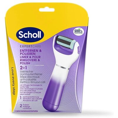 Scholl Mov Elektrisk fotfil 2-i-1 - Elektrisk fotfil Scholl Mov Elektrisk fotfil 2-i-1 - Elektrisk fotfil