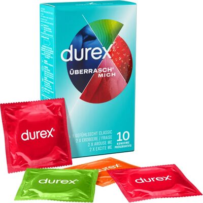 Durex 3245577 Überraschungs-Mix Kondome - 10 Stk Durex 3245577 Überraschungs-Mix Kondome - 10 Stk
