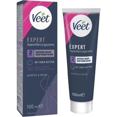 Veet - Enthaarungscreme für Frauen - 100 ml - Schnelle Haarentfernung Veet - Enthaarungscreme für Frauen - 100 ml - Schnelle Haarentfernung