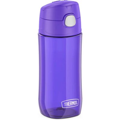 Bouteille d'eau violette Thermos - Tritan, 0,47L, Résistante, Grande ouverture Bouteille d'eau violette Thermos - Tritan, 0,47L, Résistante, Grande ouverture