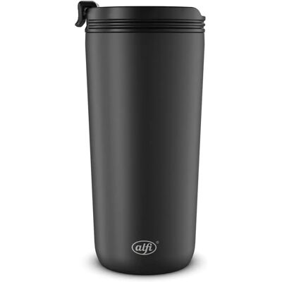 Alfi Iso Kaffee Becher Schwarz Matt - Edelstahl, 0,4L, 17,5cm Alfi Iso Kaffee Becher Schwarz Matt - Edelstahl, 0,4L, 17,5cm
