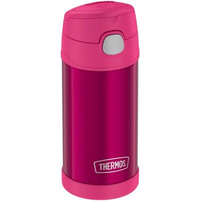 Thermos Bouteille à paille en acier inoxydable pour enfants rose - Straw Bottle Thermos Bouteille à paille en acier inoxydable pour enfants rose - Straw Bottle