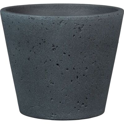 Scheurich - Roca 701 - Ø13 x 11.2 cm - dark stone - Pot à plante - Publicité Scheurich - Roca 701 - Ø13 x 11.2 cm - dark stone - Pot à plante - Publicité