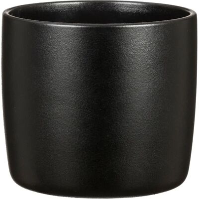 Scheurich - 64658 Blumentopf - Schwarz Keramik - Innen Außen - 7,5L Scheurich - 64658 Blumentopf - Schwarz Keramik - Innen Außen - 7,5L