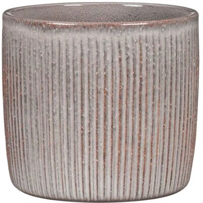 Scheurich Solido Linea Braune Keramikblumentopf - Rund, Verschiedene Größen und Farben Scheurich Solido Linea Braune Keramikblumentopf - Rund, Verschiedene Größen und Farben