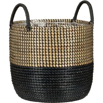 Vaso Scheurich in Canna di Mare Nera - Contenitore Rotondo per Piante Vaso Scheurich in Canna di Mare Nera - Contenitore Rotondo per Piante