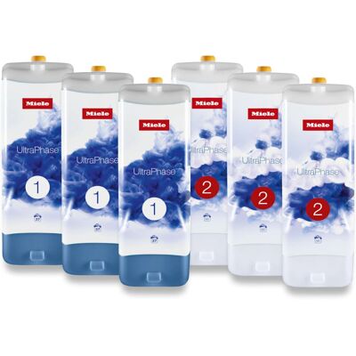 Miele UltraPhase 1 & 2 Waschmittel-Set - 8640 ml für Miele Waschmaschinen Miele UltraPhase 1 & 2 Waschmittel-Set - 8640 ml für Miele Waschmaschinen
