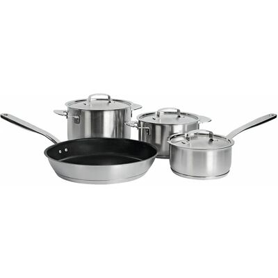 Miele Model 11945190 - Zestaw 4 garnków ze stali Miele Model 11945190 - Zestaw 4 garnków ze stali
