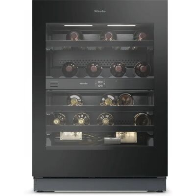 Miele - KWTUS 7196 E - 38 Flaschen - Obsidian Schwarz - Weinkühlschrank Miele - KWTUS 7196 E - 38 Flaschen - Obsidian Schwarz - Weinkühlschrank
