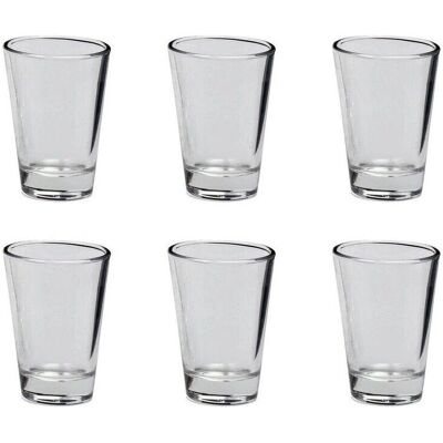 LEONARDO Ciao Lot de 6 Verres à Shot - Transparent - Publicité LEONARDO Ciao Lot de 6 Verres à Shot - Transparent - Publicité