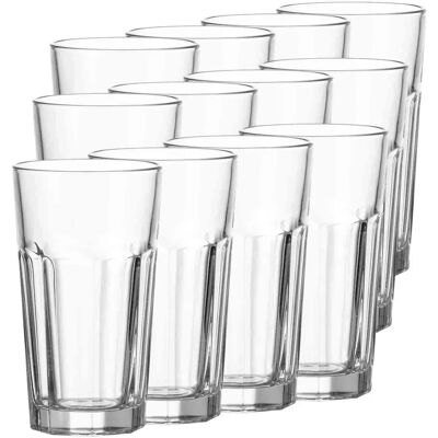 Leonardo Großes Quaderglas-Set - 540ml Leonardo Großes Quaderglas-Set - 540ml