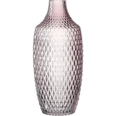 Wazon Leonardo - 30cm Pastelowe Fioletowe - Nowoczesna Dekoracja ze szkła Wazon Leonardo - 30cm Pastelowe Fioletowe - Nowoczesna Dekoracja ze szkła