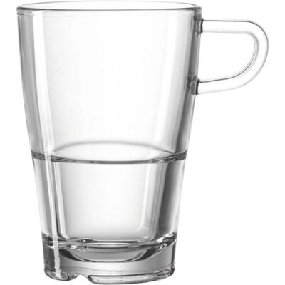 Leonardo 024014 Tasse Transparente Latte Macchiato - Tasse - Publicité Leonardo 024014 Tasse Transparente Latte Macchiato - Tasse - Publicité
