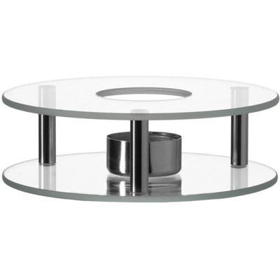 LEONARDO Kerzenhalter Glass Silber - Candle Holder LEONARDO Kerzenhalter Glass Silber - Candle Holder
