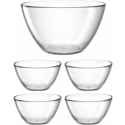 LEONARDO Attivo Schalen-Set - 5 Stück - Klar LEONARDO Attivo Schalen-Set - 5 Stück - Klar