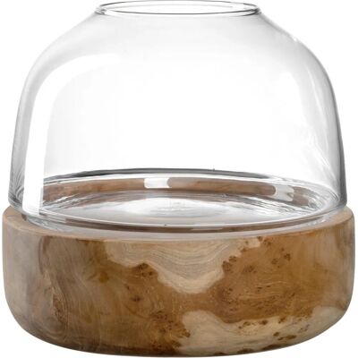 LEONARDO - 033758 - Braun - Teak - Teelichthalter LEONARDO - 033758 - Braun - Teak - Teelichthalter
