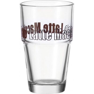 LEONARDO Latte Macchiato Glas - Stapelbar, Für Heiß & Kalt LEONARDO Latte Macchiato Glas - Stapelbar, Für Heiß & Kalt