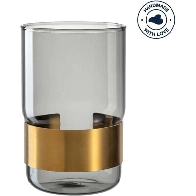 LEONARDO - SILENZIO - Gold - Glas - Vase LEONARDO - SILENZIO - Gold - Glas - Vase
