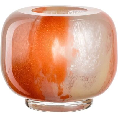 Leonardo Cipria Vas - 11 cm Orange/Kräm Leonardo Cipria Vas - 11 cm Orange/Kräm