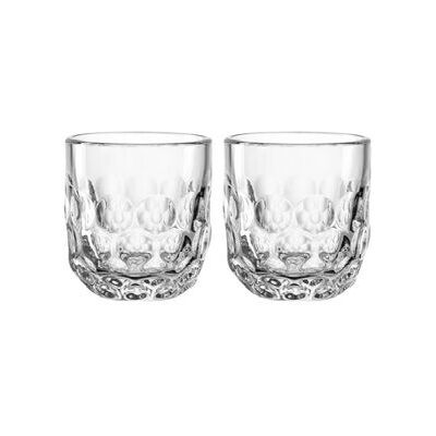 Leonardo Gocce Transparent Espressoglas - 2 Stück, 60 ml Leonardo Gocce Transparent Espressoglas - 2 Stück, 60 ml