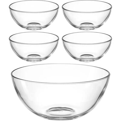 LEONARDO HOME CUCINA Ensemble de bols - 5 pièces - Polyvalent LEONARDO HOME CUCINA Ensemble de bols - 5 pièces - Polyvalent